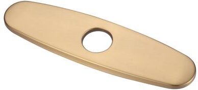 WOWOW Stainless Steel Kitchen Sink Faucet Hole Cover Deck Plate