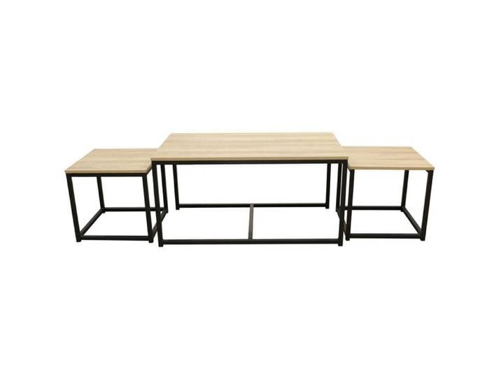 CYBELE - Lot de 3 Tables Basses Gigognes