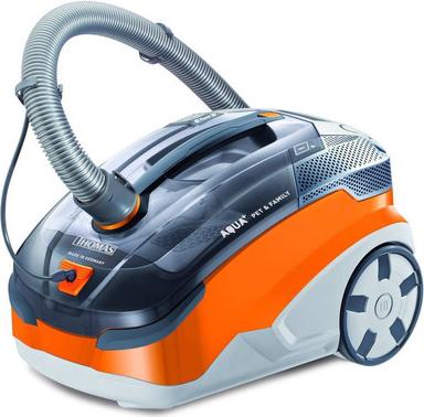 Thomas AQUA+ PET & FAMILY, 1700W, 16A, 220 - 240V, Zylinder, Beutellos, Edelstahl