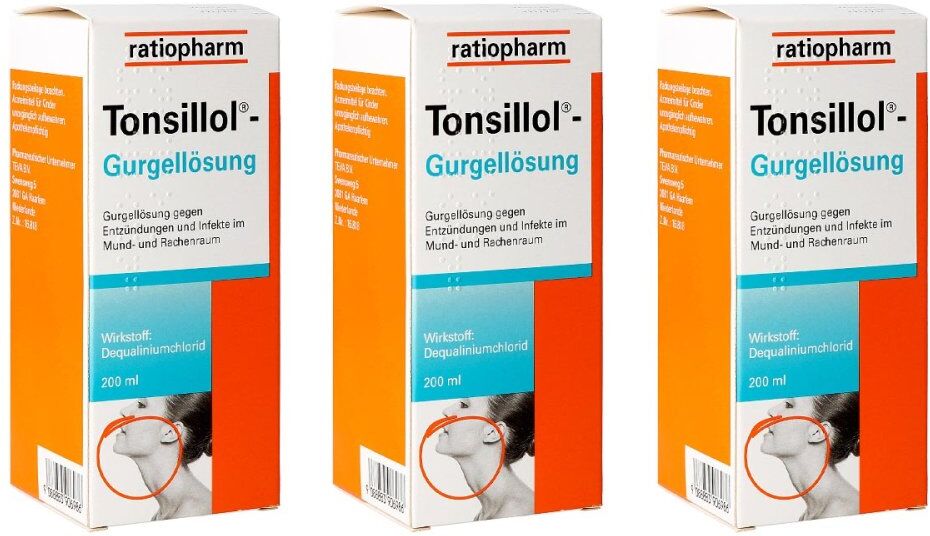 Tonsillol Gurgellösung 3x200ml