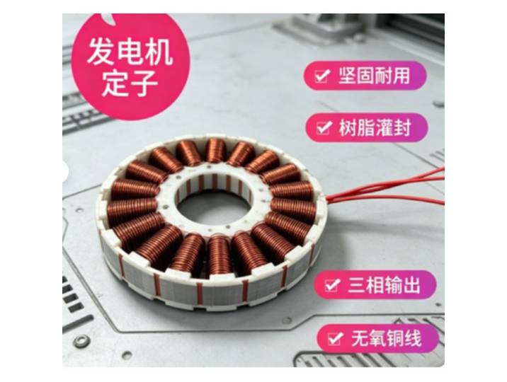 Bobine de stator de générateur de type mini-disque pour projets de bricolage
