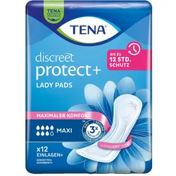 TENA Lady Discreet Maxi Inkontinenzeinlagen, 12 Stück 12 St