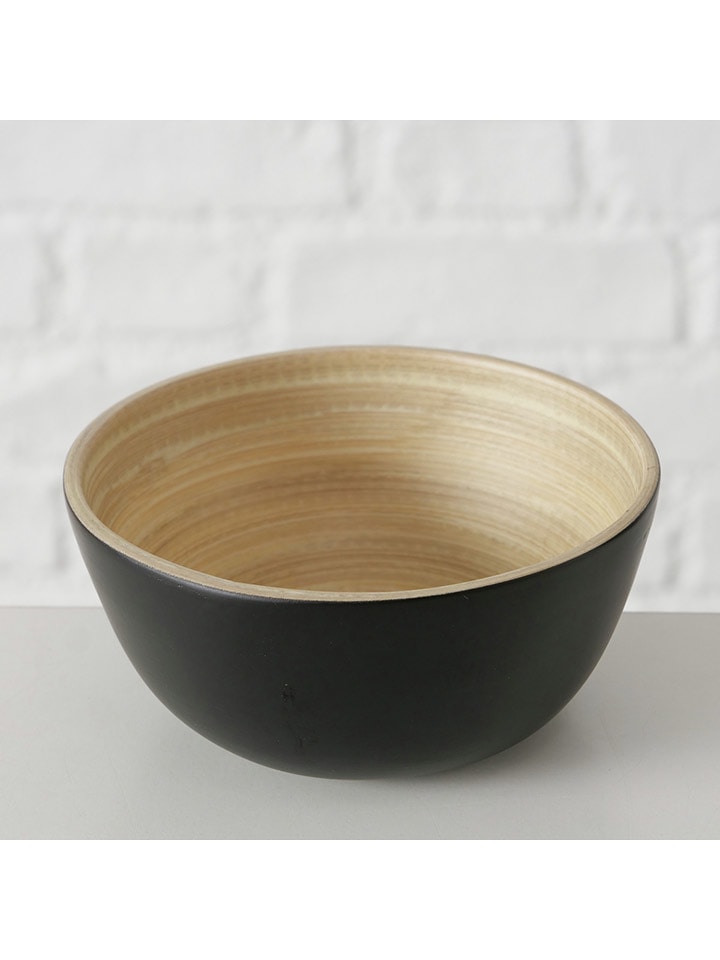 Boltze Schale "Bambo" in Schwarz - Ø 10 cm - onesize