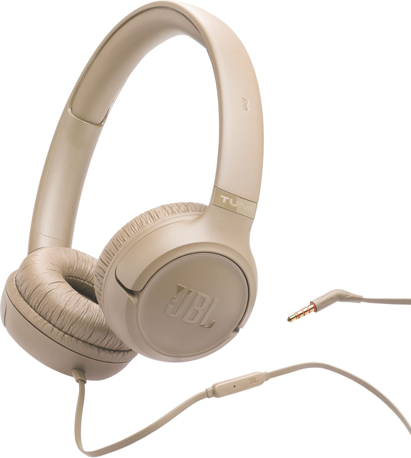 JBL On-Ear-Kopfhörer "Tune 530", beige, B:21cm H:5cm T:22,5cm, Kopfhörer, Kabelgebundener On-Ear-Kopfhörer, On-Ear-Kopfhörer