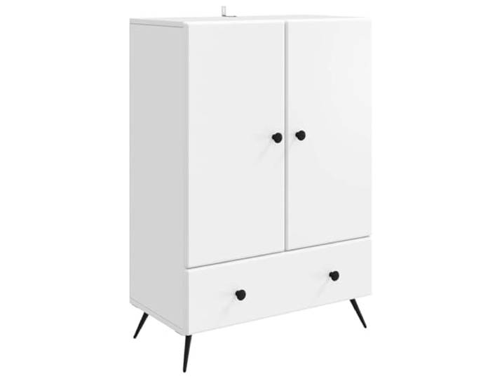 PUGYNBK Sideboard 66 x 34,5 x 95 cm aus technischem Holz Moderner Klassiker, geräumige Aufbewahrung, Esszimmer, Wohnzimmer, Montage erforderlich