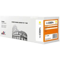 Print, Toner, Toner do OKI C332 TO-C332YN YE 100% nowy
