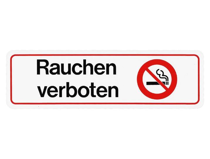 Schild Rauchen Verboten 10 × 33 × 0.1 cm