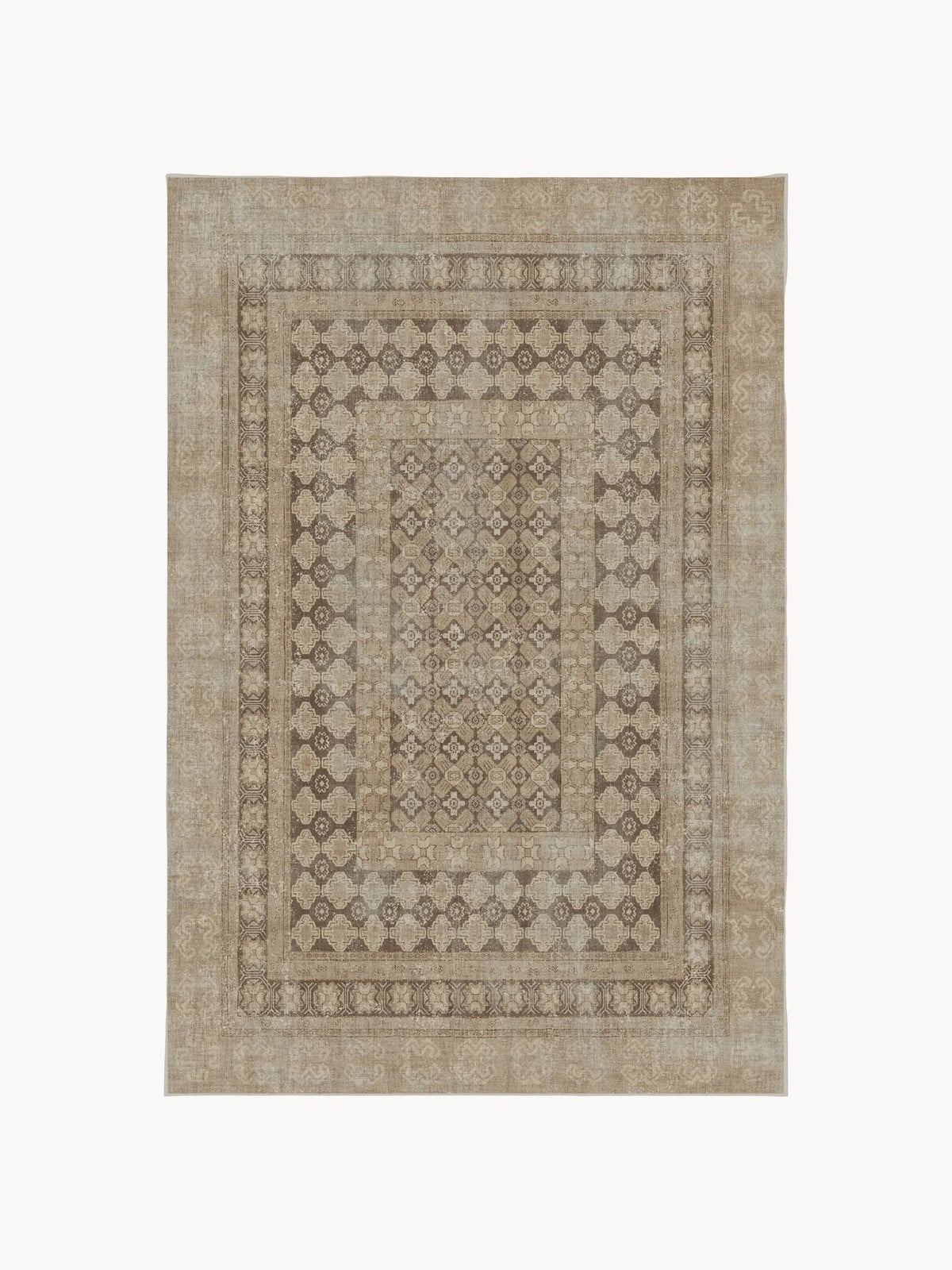 Ruggable Wasbaar laagpolig vloerkleed Cyrus Vintage Rect으로