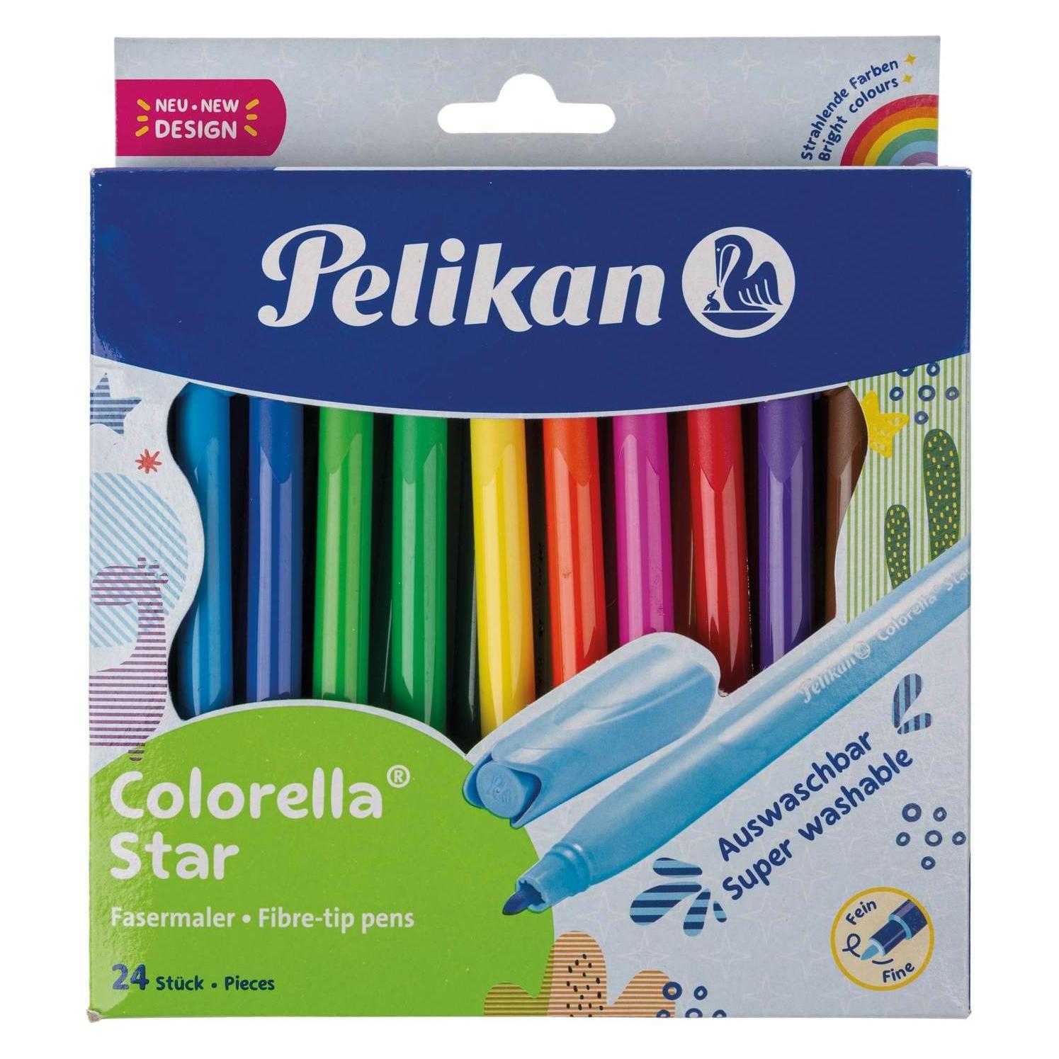 Pelikan Fasermaler colorella star, 24er Kartonetui (24x) (822312)