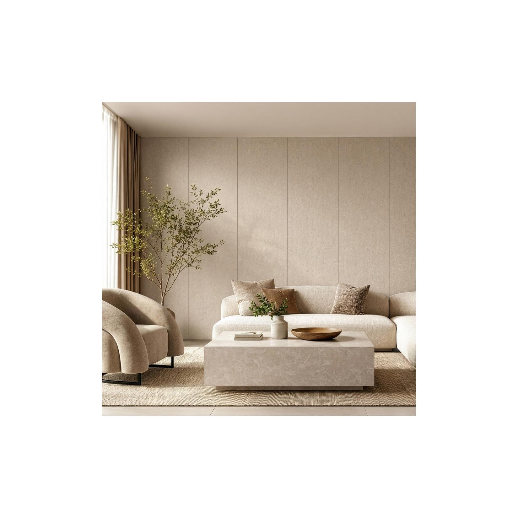 Home Deluxe Wandpaneel VENOM - 4er Set Leinenbeige