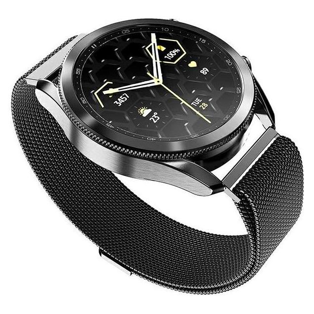 Mercury pasek Mesh Apple Watch 38/40/41 mm czarny/black (Stainless Steel) (12752431)