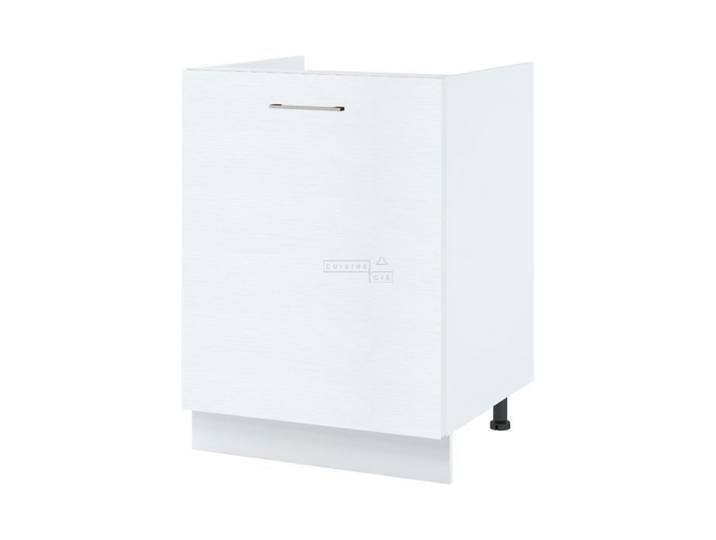 Meuble sous-évier Bellissi Blanc 1 porte L 60 cm - Cuisineandcie