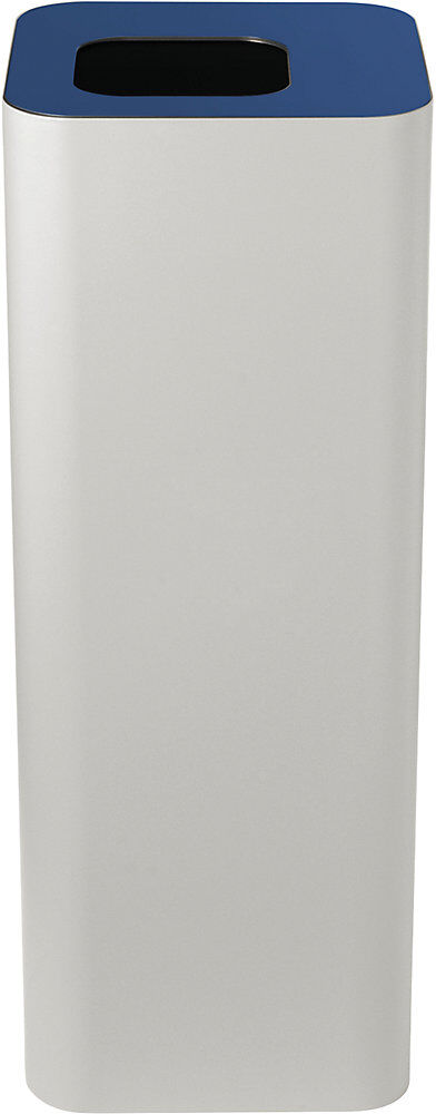kaiserkraft Wertstoffsammler Pure, Volumen 60 l, weiß / gelb