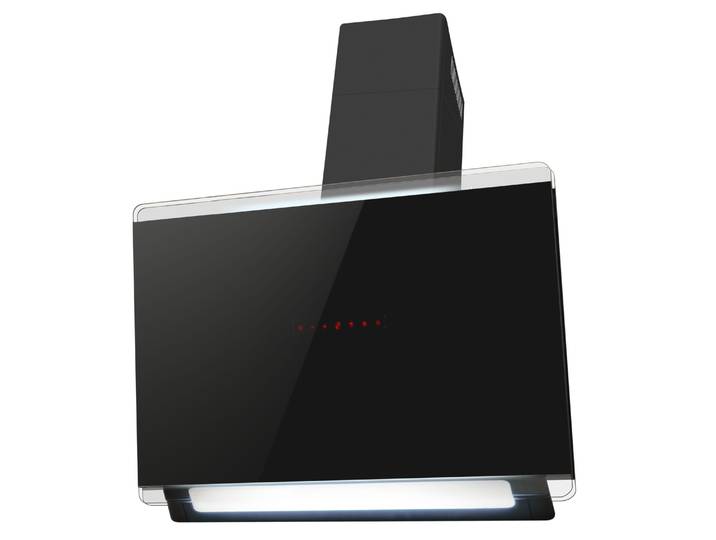 AMICA Kaminhaube KHF 695 801 S , Energieeffizienz: A++ (A+++-D), schwarz, B:80cm H:142cm T:48cm, Dunstabzugshauben, BLDC-Motor – Für starke Leistung und hohe Energieeffizienz