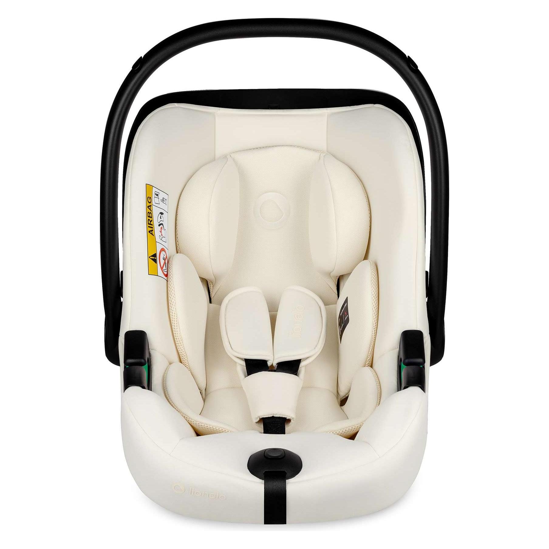 Lionelo Astrid I-Size (Babyschale, ECE R129/i-Size Norm) (LO-ASTRID I-SIZE BEIGE CREAM)