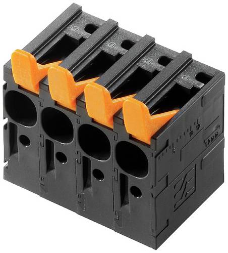 Weidmüller 2472110000 Schraubklemmblock 6mm² Polzahl 5 Schwarz 50St.