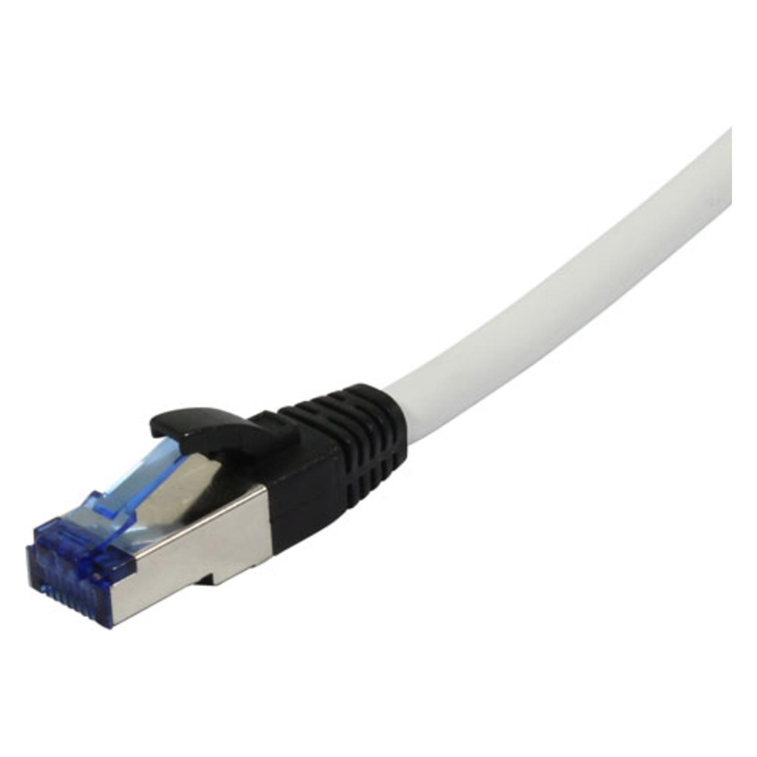 Synergy 21 Patchkabel RJ45, CAT6A 500Mhz, 0,25m, weiss, S-STP(S/FTP), PUR(Superflex), Aussen/Outdoor/Industrie (S/FTP, CAT6a, 0.25 m) (S217745)