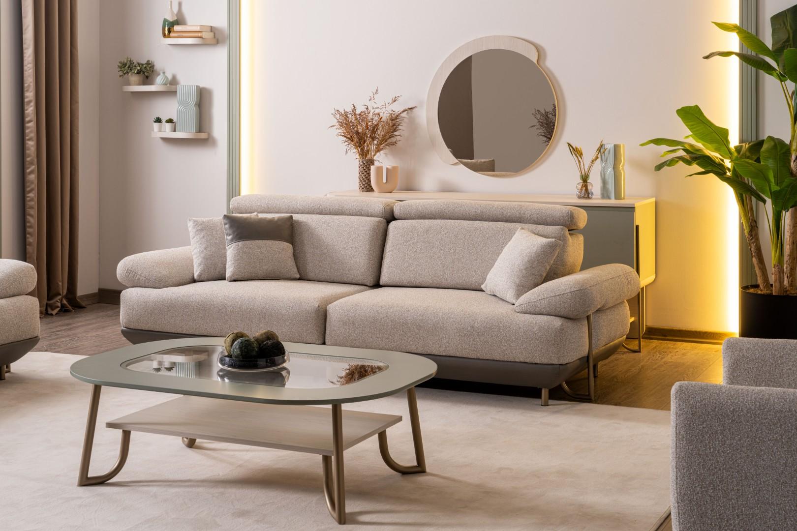 Wohnzimmer-Set - Harmonie aus Gemütlichkeit und Wärme.