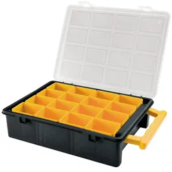 ArtPlast - Organizer aus Polypropylen 24,2x18,8x6 cm mit 16 herausnehmbaren Boxen - VALENTINO-Kollektion