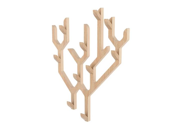 Hartô - Ambroise Wandgarderobe, 56,5 x 67,7, Eiche natur