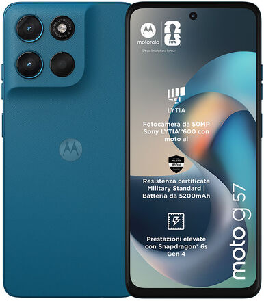 Motorola moto g57 Camera 50MP Doppia SIM Android 16.0 5G USB tipo-C 8 GB 256 GB 5200 mAh Verde