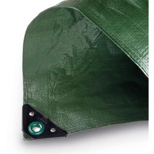 NOOR Abdeckplane Hobby, grün, 120g/m², UV-beständig, wasserdicht, 8 x 10m