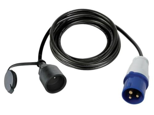 Perel Verloopkabel H07RN-F 3G1.5, Type E naar CEE, 3 m, Blauw