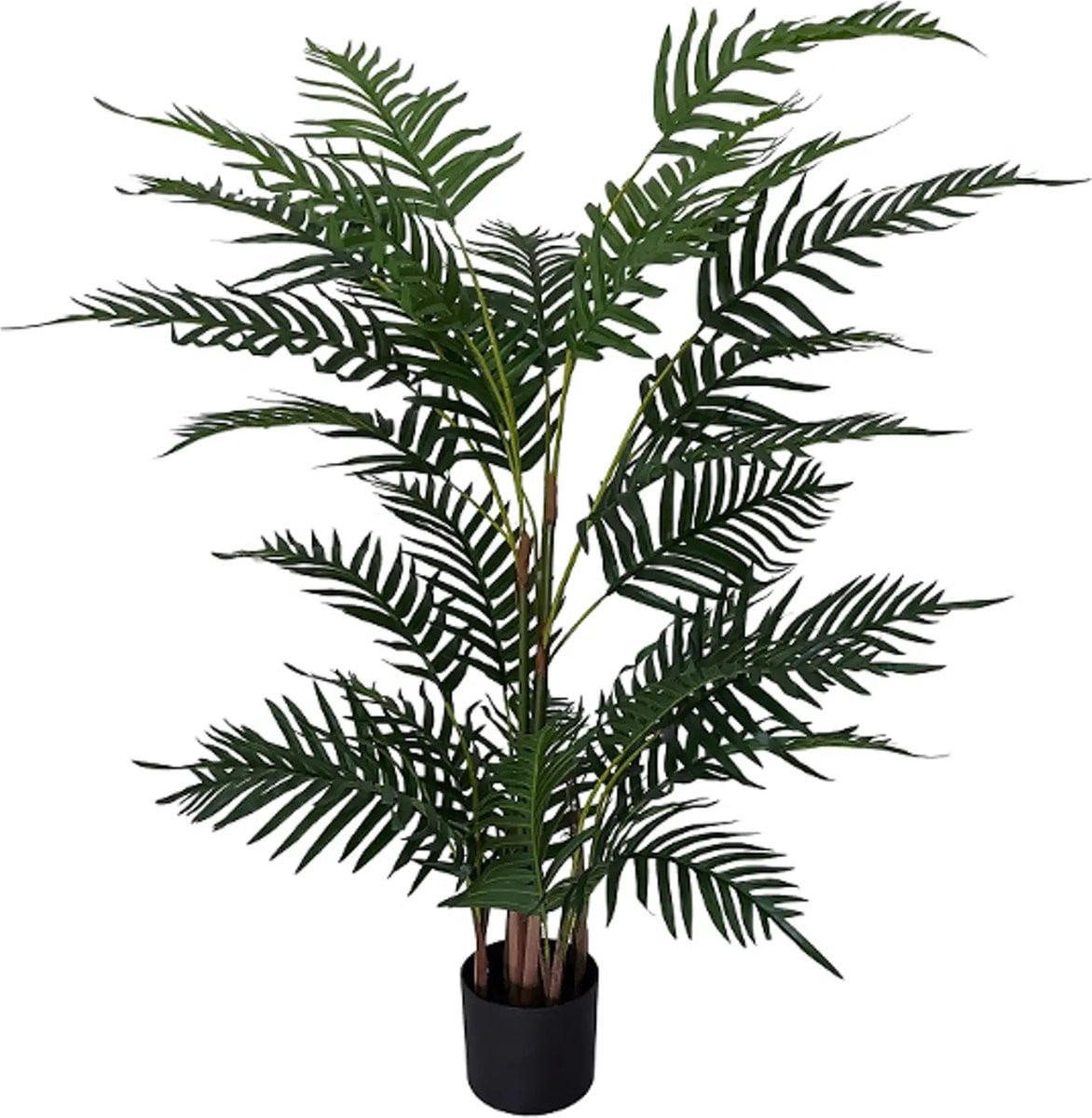 Kunst Arecapalm Puerto Rico - Kunstpalm voor binnen - Hoogte: 115 cm