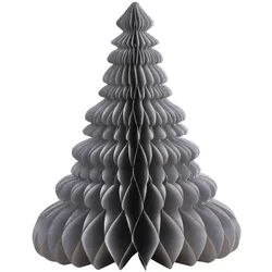 Chic Antique Weihnachtsbaumaufsteller aus Papier, H50/D41 cm, french grey