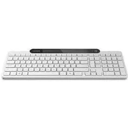 Lenovo Self-Charging Bluetooth Keyboard (US, Kabellos), Tastatur, Weiss
