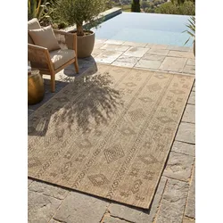 Outdoorteppich KASBERG, im Vintage-Stil, Schwarz, 280 x 370 cm