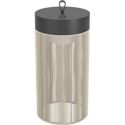EGLO LED Tischleuchte "GARVARDO", beige (schwarz, taupe), 1, Ø 10cm H: 20cm, 1 Stk., Leuchten, Kabellose Tischlampe Garvardo, LED Nachttischlampe, LED Tischleuchte