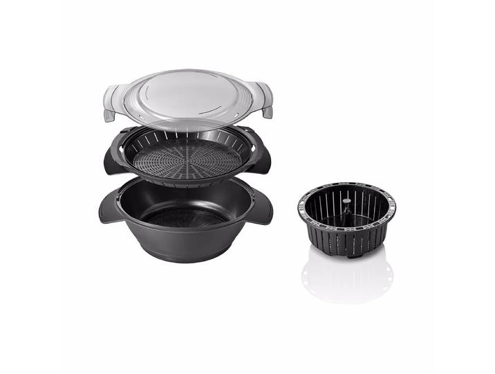 Bosch Cookit-Dampfgar-Set Dampfgarer – Küchenmaschine Zubehör – schwarz