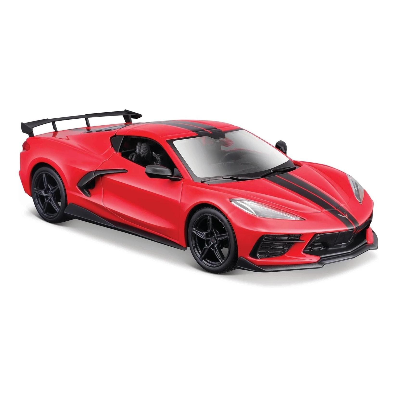 Maisto 1:24 Corvette ZR1 Coupe rot Die Cast Modellauto mit beweglichen Türen für Sammler und Auto-Fans