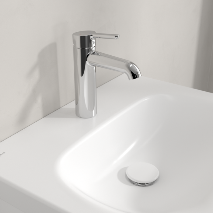 Villeroy und Boch Skyla Waschtischarmatur TVW11600200061  Messing, Kaltstart ColdStart, AquaSmart, Chrom