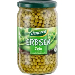 dennree Erbsen fein bio 680g