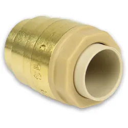 Messing Steckfitting Stopfen für Kupferrohr, verschiedene Größen (Ausführung: 12 mm)