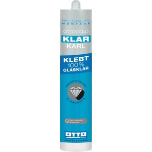 Otto-Chemie Montagekleber Ottocoll Klarkarl, 290ml, Baukleber, flexibel, glasklar