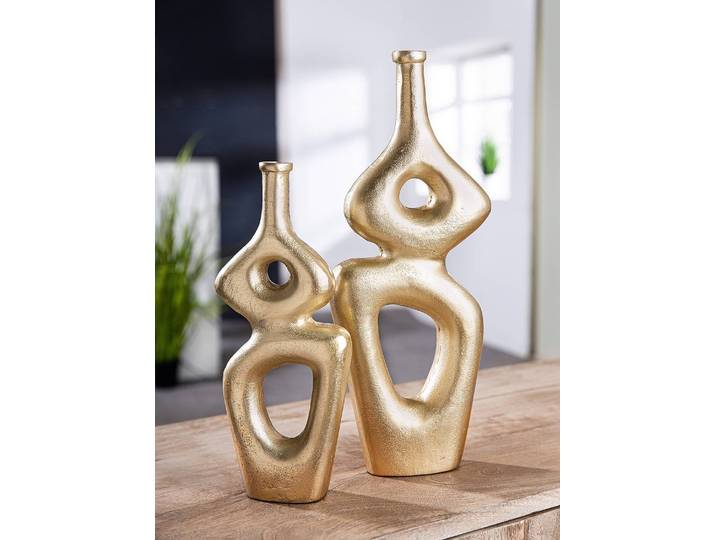 Vase Formas 15 x 39cm Beige