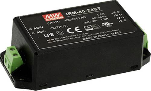 Mean Well IRM-45-24ST AC/DC-Printnetzteil 45W