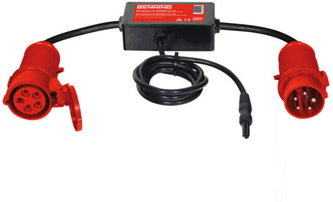 BENNING Adaptateur de mesure 32 A CEE 5 pôles actif pour charges triphasées RPE/IPE (044141)