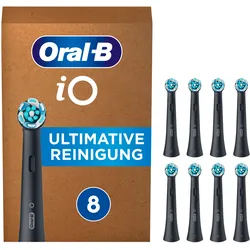 ORAL-B Aufsteckbürsten iO Ultimative Reinigung 8er FFU black