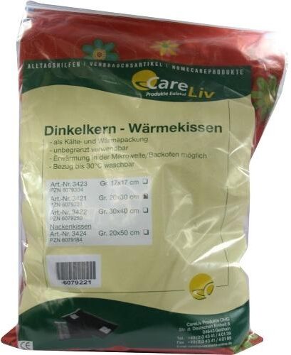 Careliv Produkte Dinkelkern Wärmekissen mit Bezug 20x30 cm 1stk