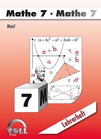Christoph Watzl - Lehrerheft Mathe 7 - Preis vom 15.10.2026 23:06:25 h