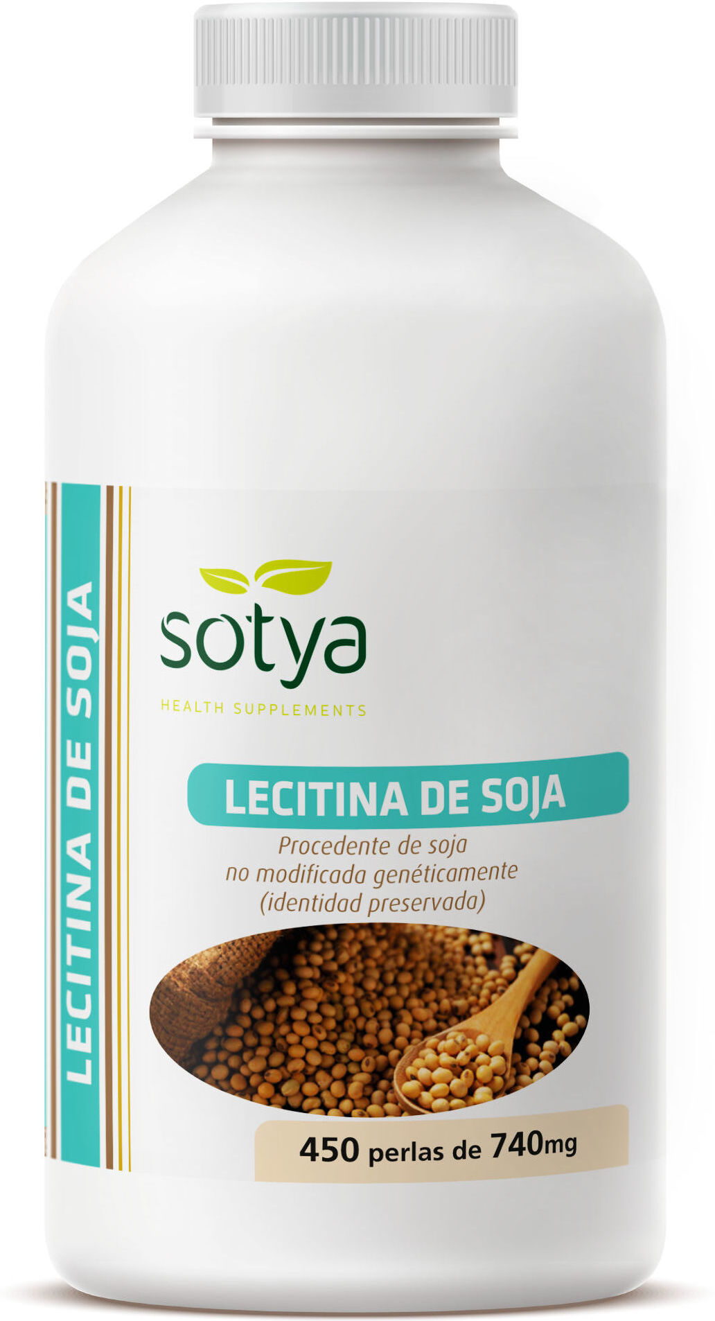Sotya Soy Lecithin 740 mg Pearls 450