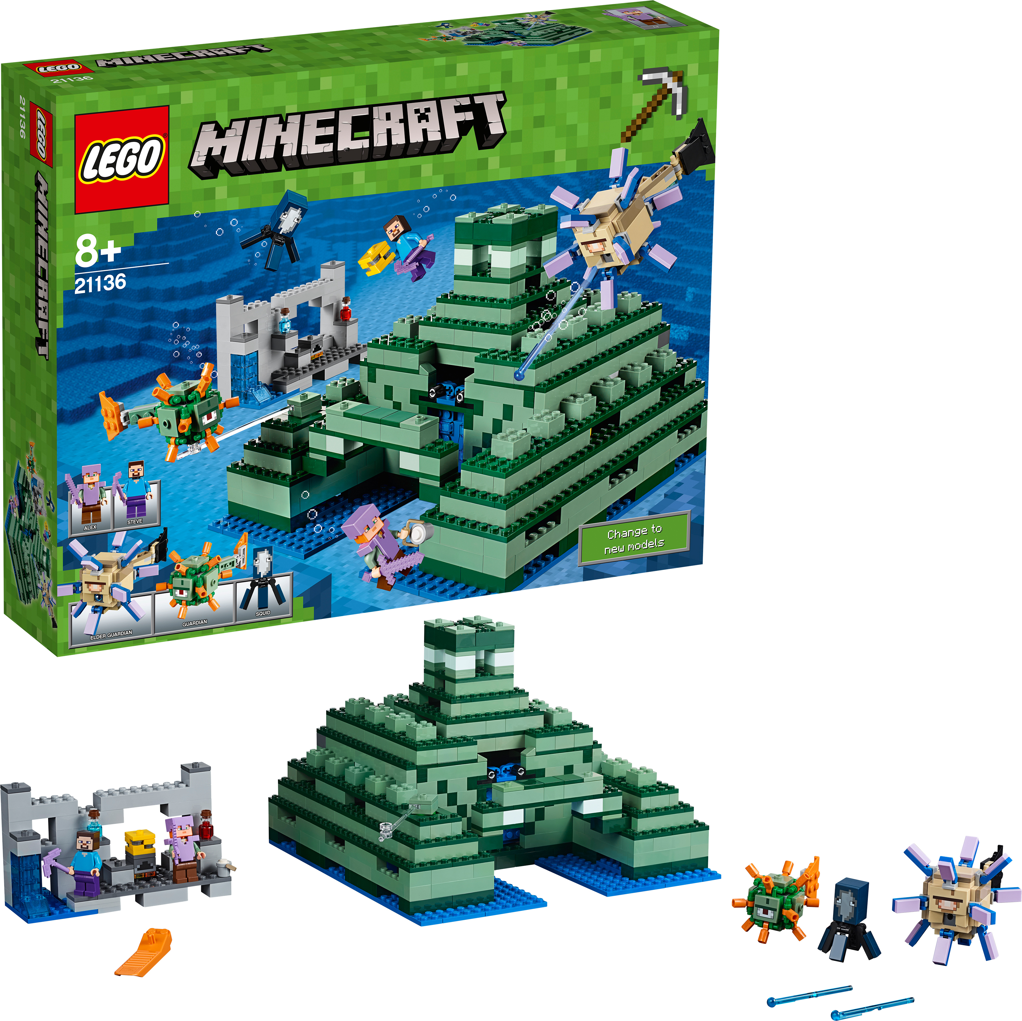 LEGO Minecraft Das Ozeanmonument 21136