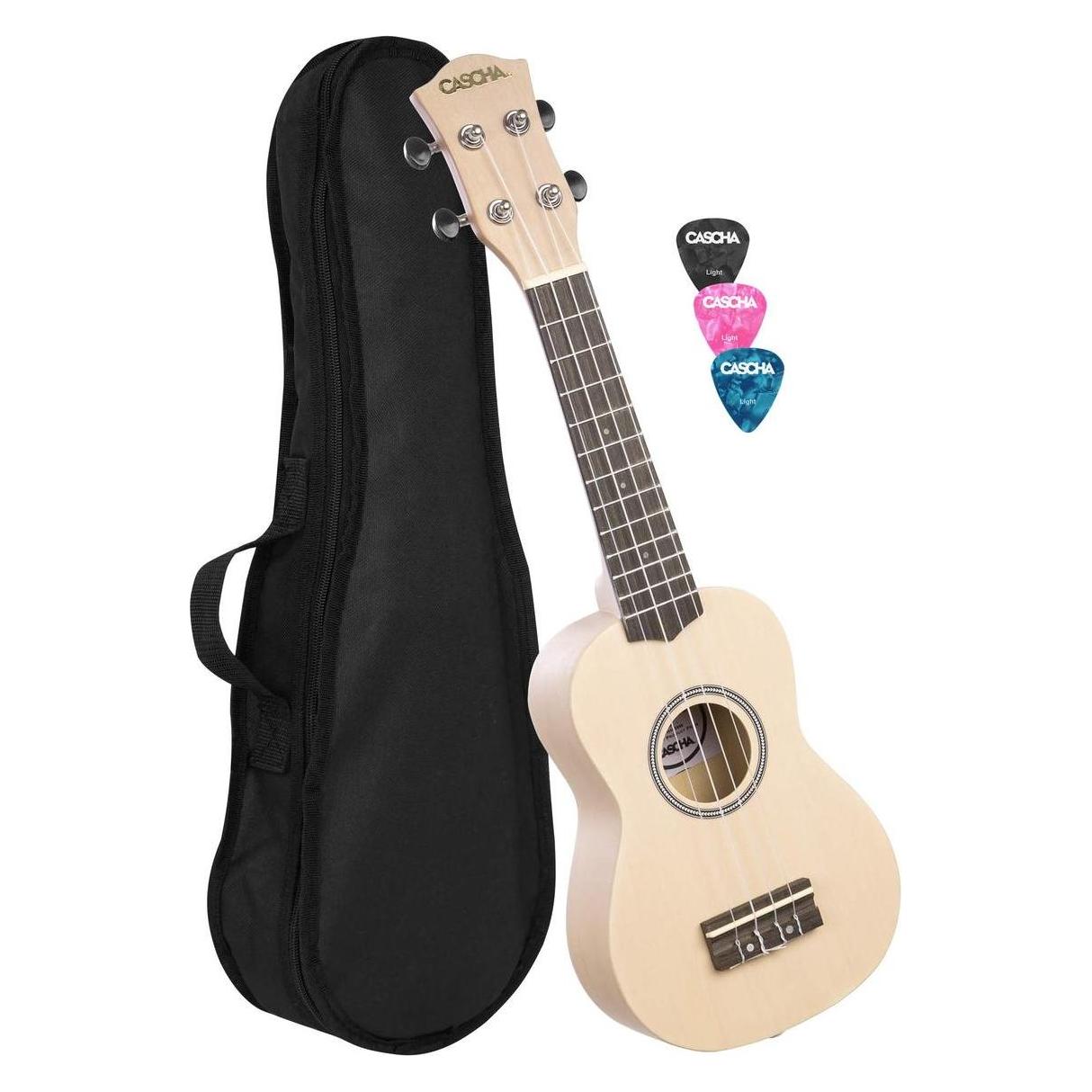 Cascha HH 3967 Cremefarbene Sopran-Ukulele (Sopran) (52295910)