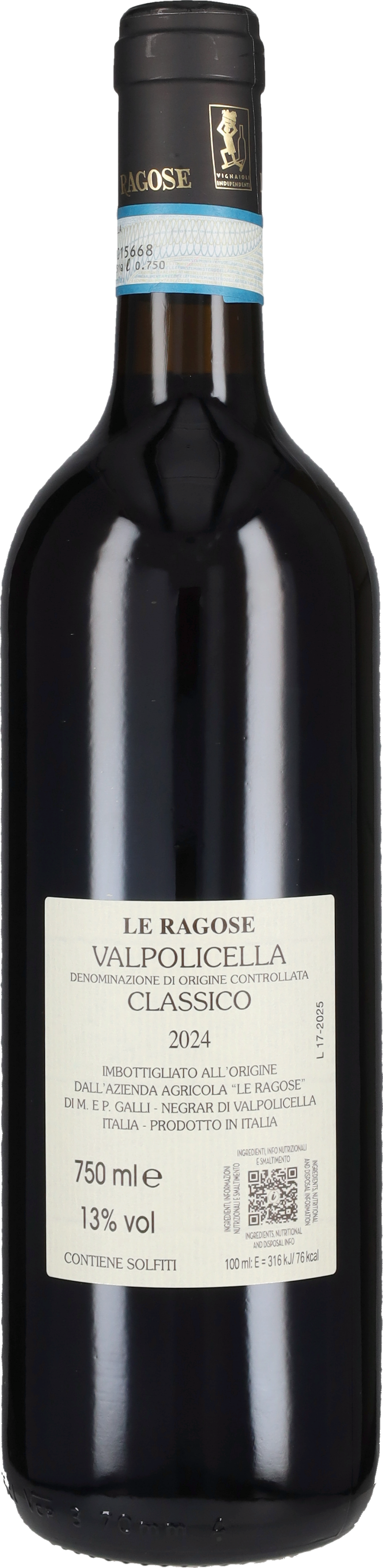 Valpolicella Classico Le Ragose 2025