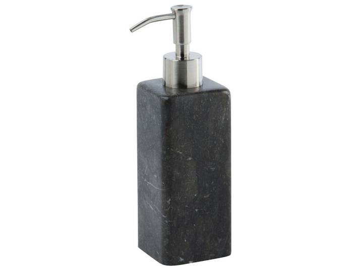 Aquanova Seifenspender, Grau, Dunkelgrau, Stein, 6x20.5x6 cm, Badaccessoires, Seifenspender