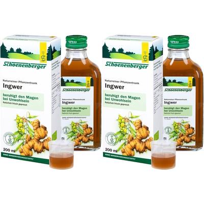 Ingwer Pfltrunk Schoenenb Bio 2x 2x200 ml Saft